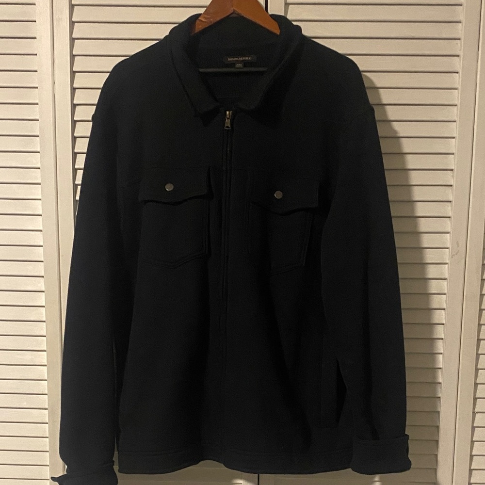 Banana Republic Black Ribbed Jacket